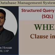Lec 67 WHERE Clause SQL DBMS Bangla Tutorial