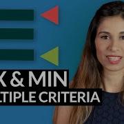 Excel MAX Or MIN With CONDITIONS MAXIFS AGGREGATE Method