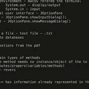 Java Input And Output Operations In Console Environment