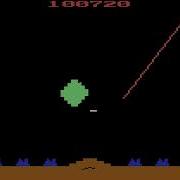 Atari 2600 Game Missile Command 1980 Atari