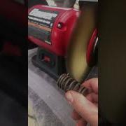 Rusty Valve Springs Cleaning Brass Wire Wheel 8 Inch Bauer Bench Grinder