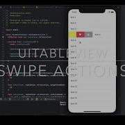 UITableView Cell Swipe Actions Demo Basic IOS Tutorial