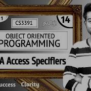 Java Access Specifiers In Tamil Object Oriented Programming In Tamil Unit 1 Java In Tamil CS3391