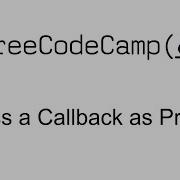 Pass A Callback As Props React Free Code Camp
