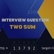 Facebook Code Interview Two Sum Leetcode 1 HashMap JavaScript