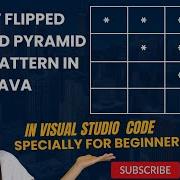 5 How To Print Flipped Inverted Pyramid Star Pattern In Java In Visual Studio Code
