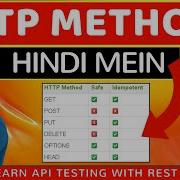 Hindi GET POST PUT PATCH DELETE Request Explained HTTP Methods Day 4