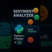 Build A Python Sentiment Analyzer GUI CTkinter VADER Naive Bayes Realtime Emotion Detector