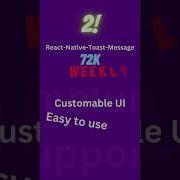 React Native Tips Best Toast Message NPM Packages