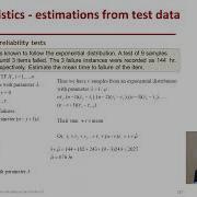 STRUCTURAL RELIABILITY Lecture 17 Module 08 Estimation Of TTF Statistics From Test Data Examples