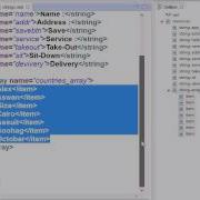 10 Android Course LanuchList Project Add AutoCompleteTextView In Strings Xml Filter Text
