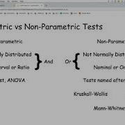 Parametric Vs Non Parametric Tests
