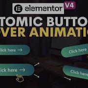 Atomic Button Animation In Elementor V4