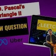 Pascal S Triangle Ii Leetcode 119 Day 16 C