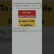 File Modes In Python File Handling Files Handling Python Programming Beginners Shorts