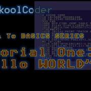 Назад к основам 01 Урок первый Hello World 6502