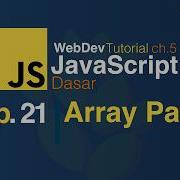 Belajar Javascript Dasar 21 Array Part 1