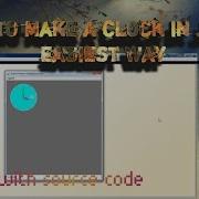 How To Make An Analog Clock In JAVA