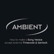 External Timecode And Genlock On Sony Venice