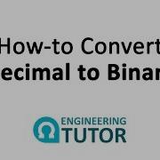 Convert Decimal To Binary Quickly