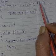 Convert For Loop In To While Loop