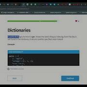 74 Dictionary Functions Python Developer Sololearn