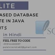 SQLite Part 5 Insert Row Into Tables