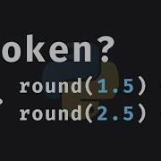 Is Round Broken In Python