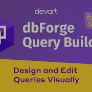 SQL Query Builder To Create And Edit SQL Queries Visually