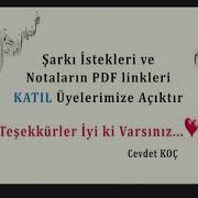 Dokunsalar Ağlarım Nilüfer NOTA SOLFEJ