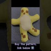 Giraffe Felt Sewing Toy Hand Sewing Stuffed Animals Plush Diyornaments Stuffeddoll Giraffe