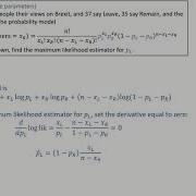 1 1 Maximum Likelihood Estimation