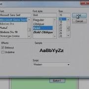 Font Dialog Box How To Use Use In Vb Net