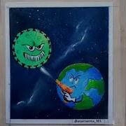 Viral Corona Virus Drawing Tiktok Aryan Verma