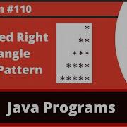 Java Program To Print Mirrored Right Triangle Star Pattern