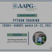 Workshop Python Training Day 1 AAPG Unpad SC 2021
