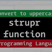 Convert String Characters To Uppercase Using Strupr Function C Video Tutorial Hindi