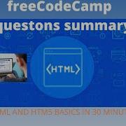 Basic Html And Html5 FreeCodeCamp Part 1