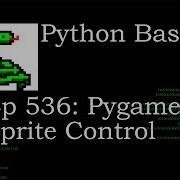 Python Basics Tutorial Pygame Sprite Object Control