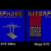 Interphase On Atari Mega STE 8 16Mhz Comparison