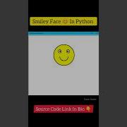 Python Smiley Face Code Python Graphics Tutorial Smiley Face In Python