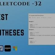 Leetcode 32 Longest Valid Parentheses Google Interview Question Goldman Sachs Interview Ques