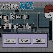Custom Menu Screen Tutorial WITHOUT PLUGINS RPG Maker Tutorial