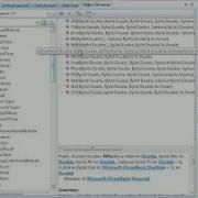 02 06 The Object Browser Visual Studio