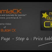 Page Builder CK Step 6 Price Table