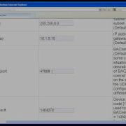 B6030 TCP IP And BACnet Configuration Page