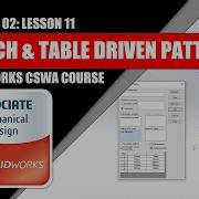 Sketch Table Driven Patterns SOLIDWORKS BEGINNER Chapter 02 Lesson 11 CSWA COURSE
