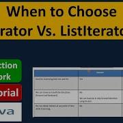 When To Choose Iterator Vs ListIterator Java Collection Framework