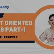 Object Oriented Database Management System OODBMS Part I