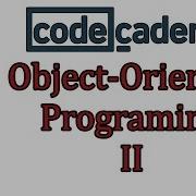 Learn Ruby With Codecademy Object Oriented Programming II